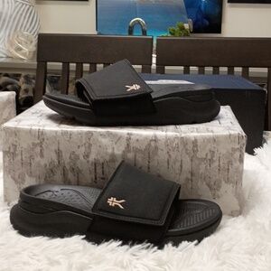 KURU Moment Black Arch supportive premium recovery slide Sandals Arch Support 10